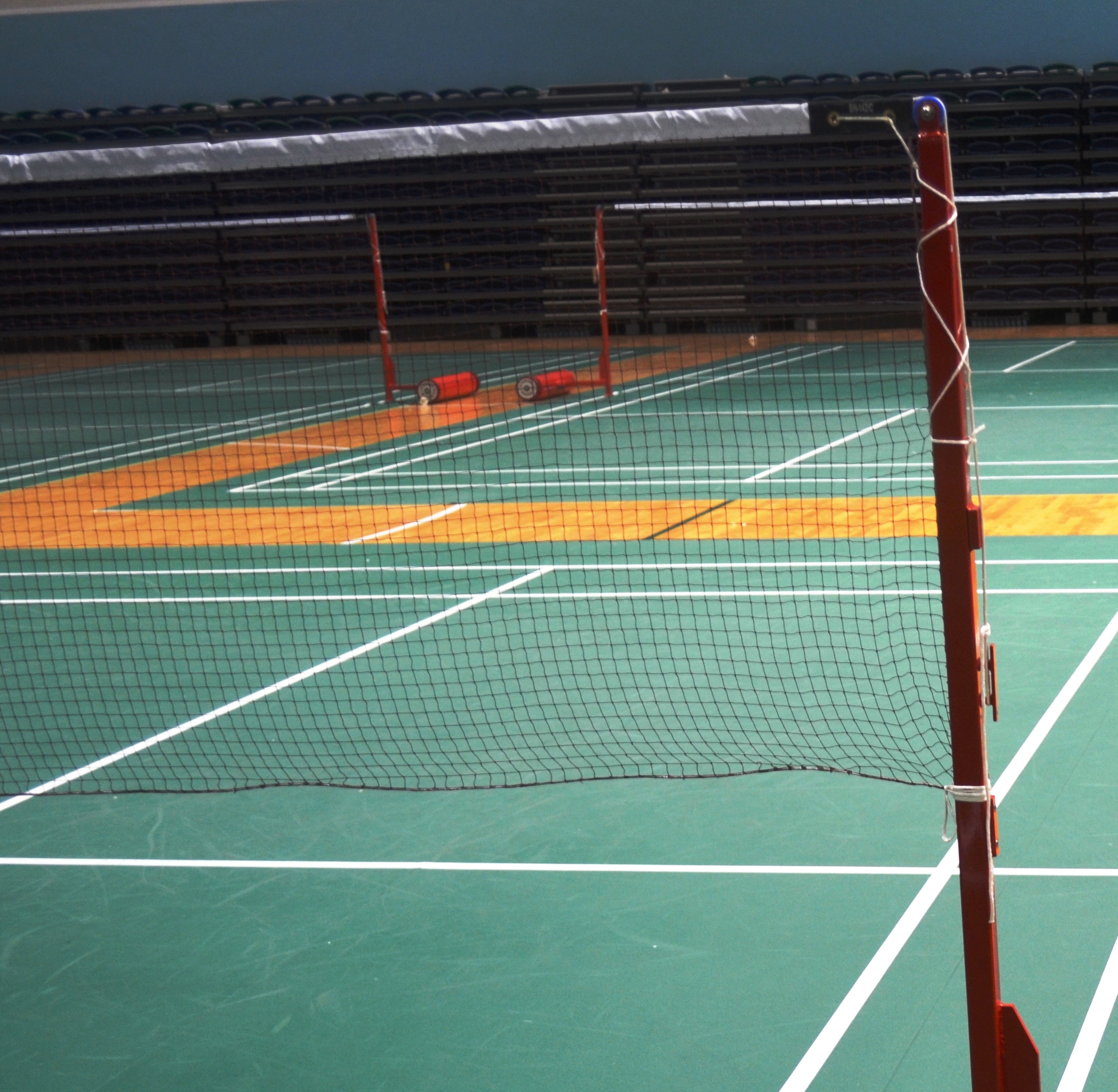 Badminton Ground Socket with Cover Indoor badminton Equipment Mal